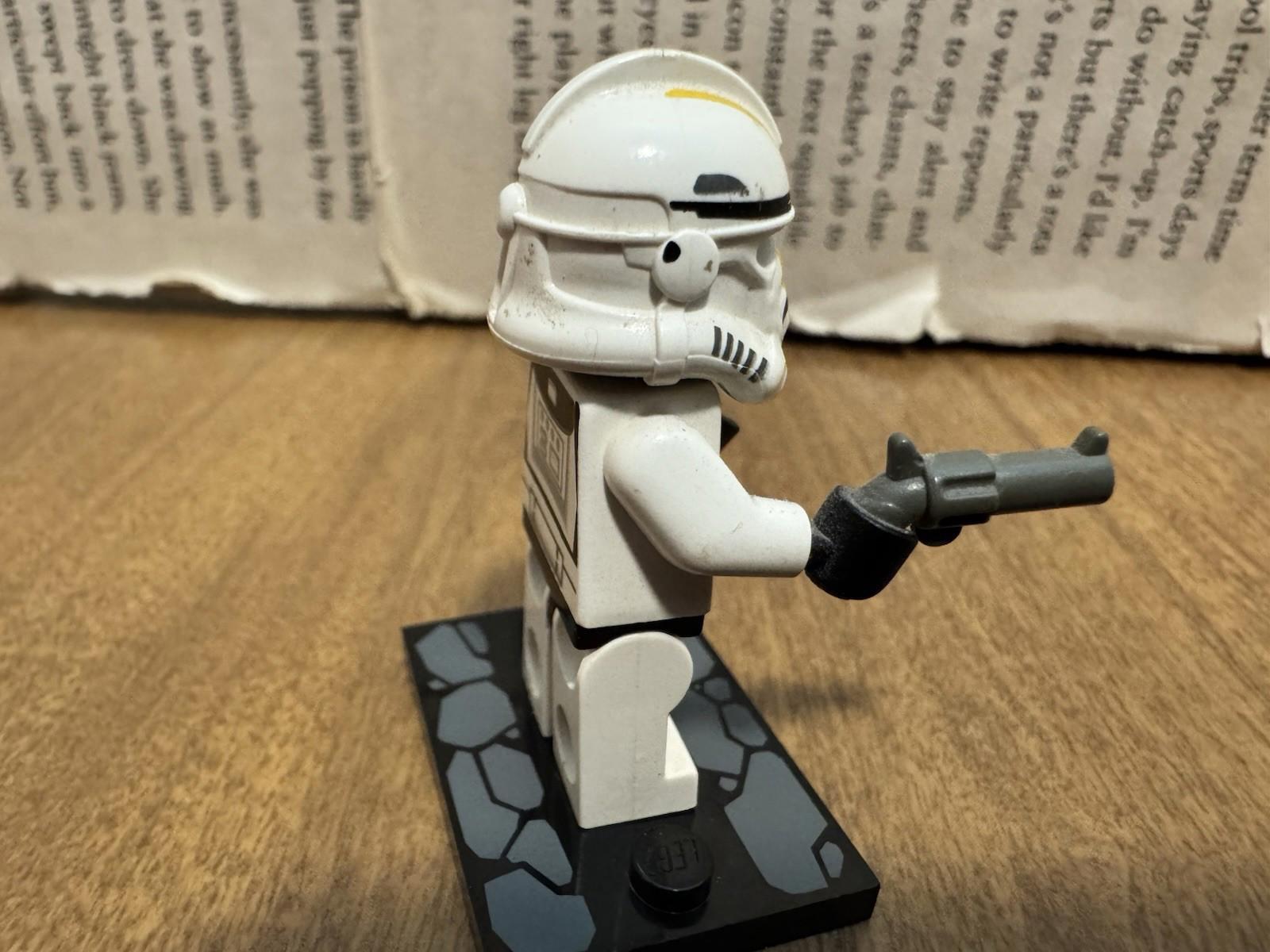 Lego Clone Trooper 327th Star Corps Minifigure - sw0128 - Set 7261 *NO CAPE*