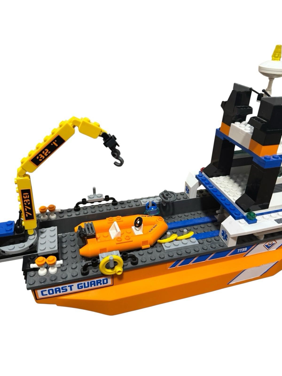 LEGO CITY: Coast Guard Patrol Boat & Tower 7739 *NOT COMPLETE* *NO BOX OR MANUAL