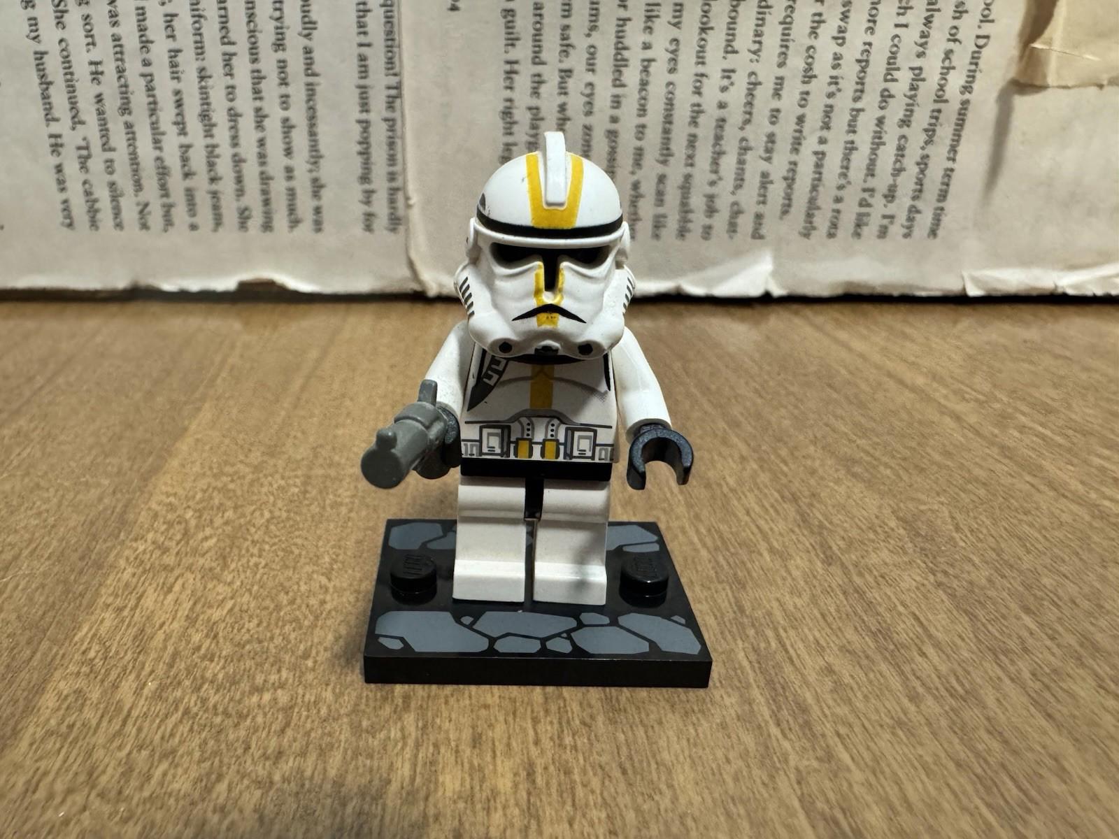 Lego Clone Trooper 327th Star Corps Minifigure - sw0128 - Set 7261 *NO CAPE*