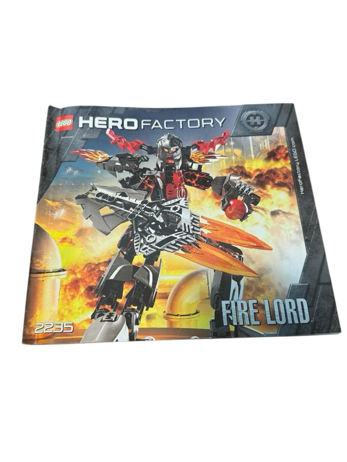 Lego Hero Factory Fire Lord 2235 **MANUAL ONLY**
