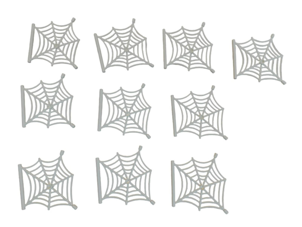 Lego Lot Of 10 White Spider Web with Bar