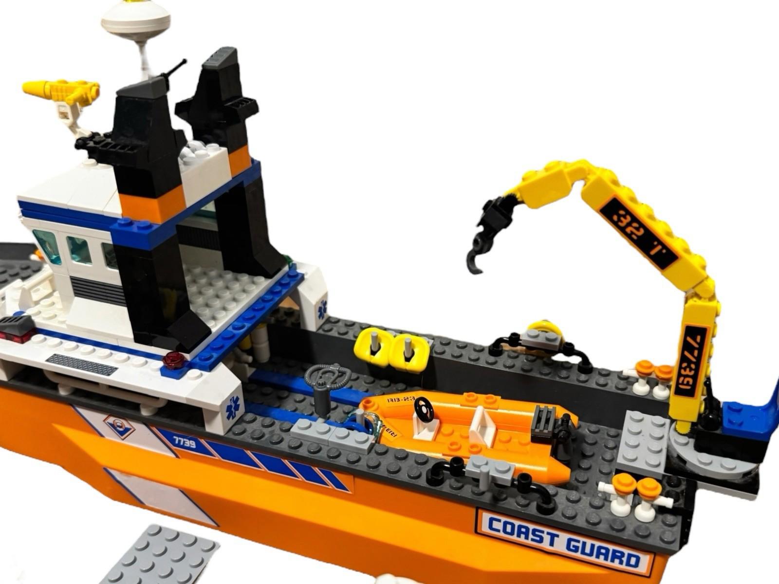LEGO CITY: Coast Guard Patrol Boat & Tower 7739 *NOT COMPLETE* *NO BOX OR MANUAL