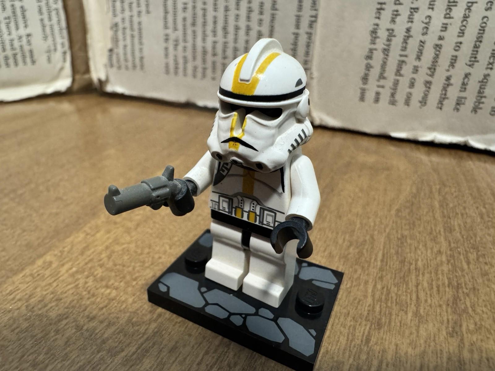 Lego Clone Trooper 327th Star Corps Minifigure - sw0128 - Set 7261 *NO CAPE*