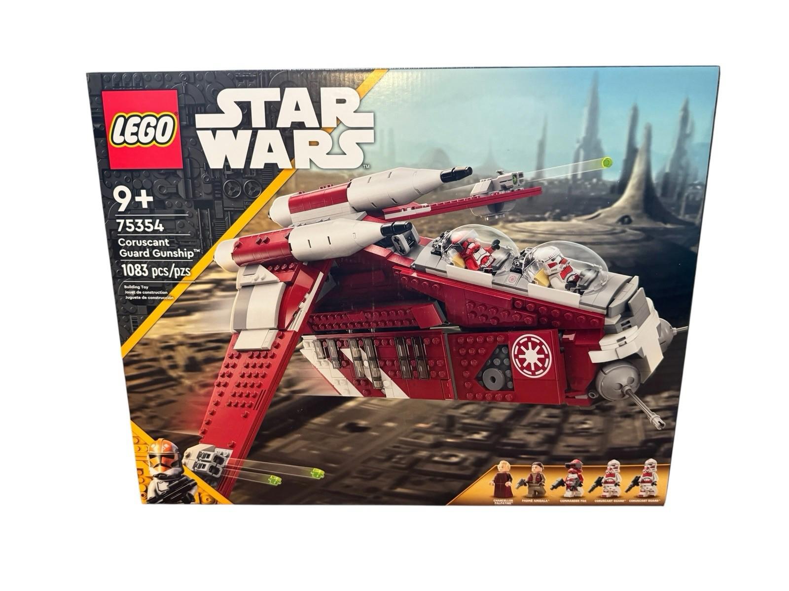 New LEGO Star Wars 75354 Coruscant Guard Gunship — New, Factory Sealed