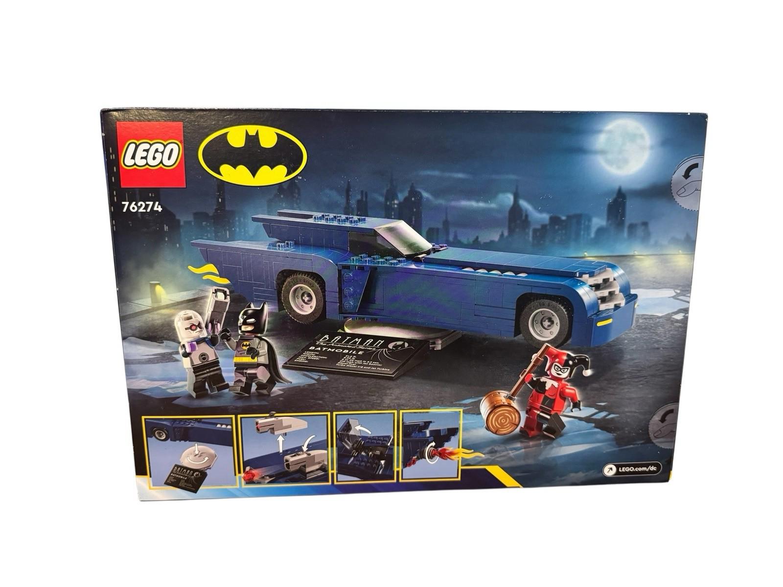 NEW Lego 76274 Batman with the Batmobile vs. Harley Quinn & Mr. Freeze 435pc Set