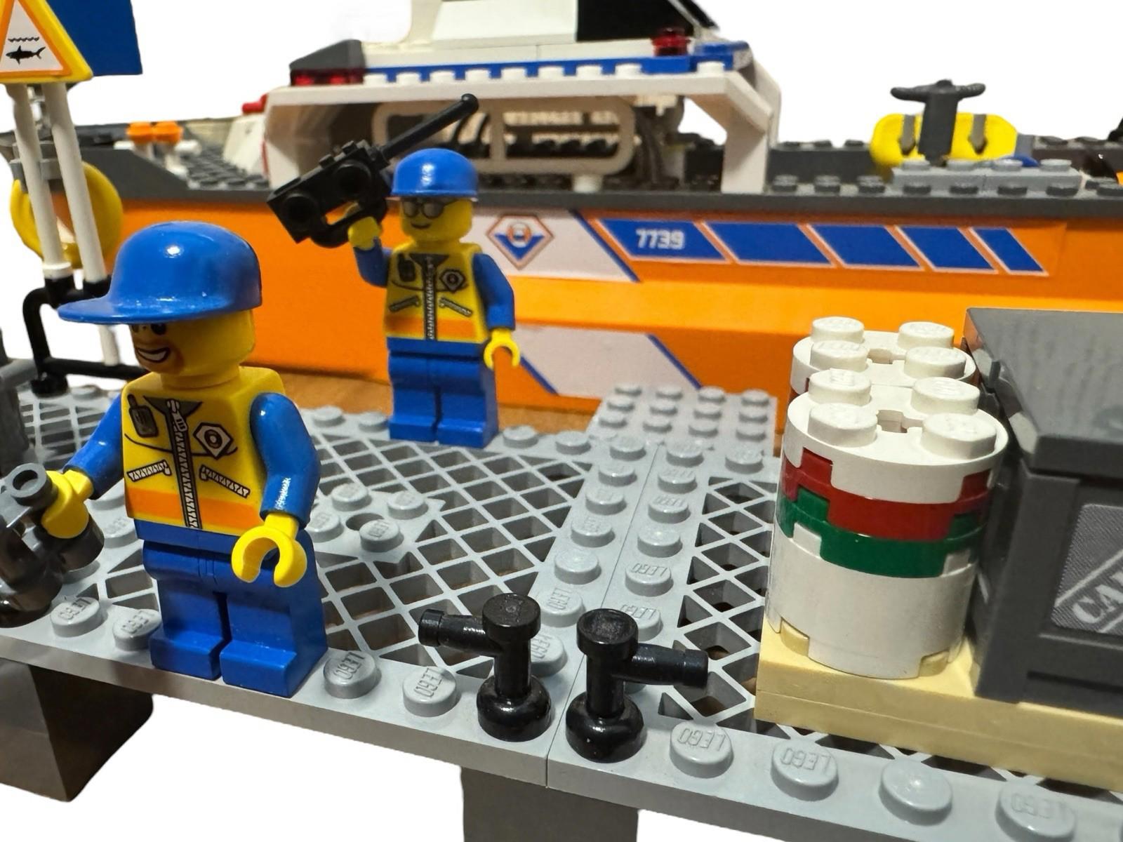 LEGO CITY: Coast Guard Patrol Boat & Tower 7739 *NOT COMPLETE* *NO BOX OR MANUAL