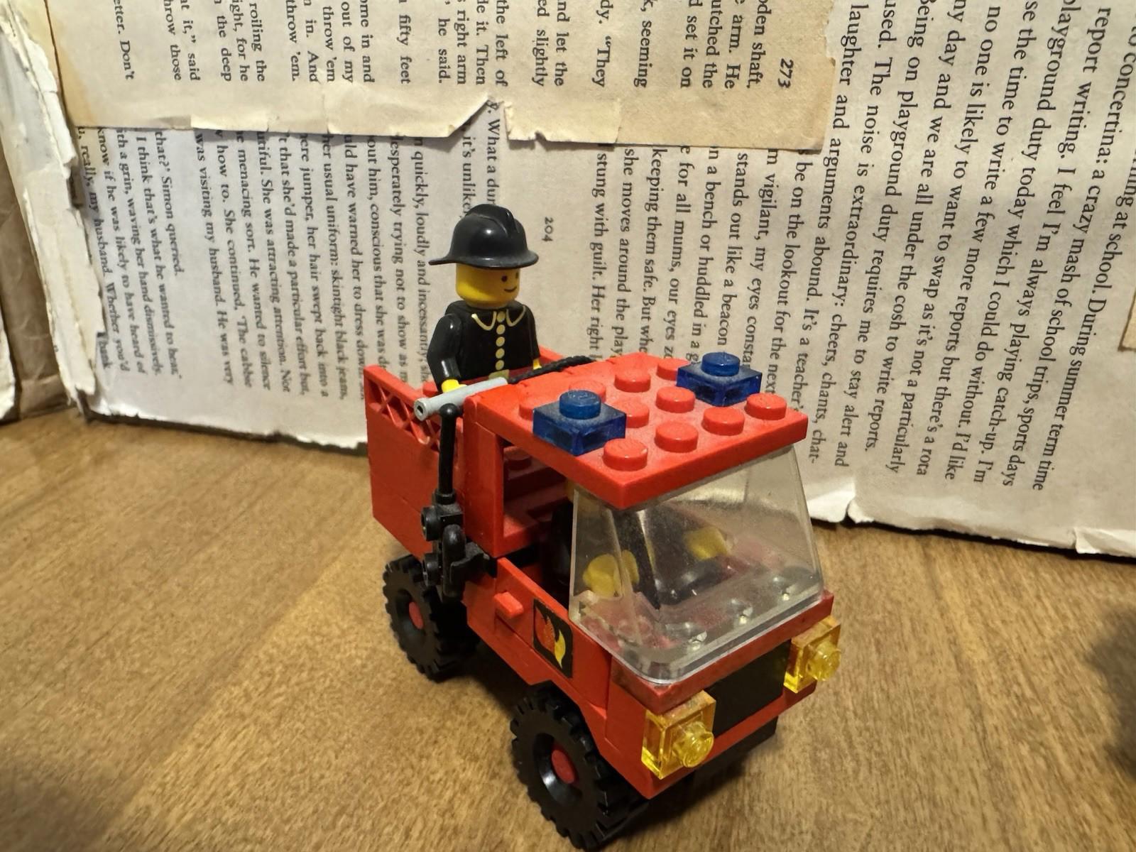 Lego 6650 And 6690 Fire And Rescue Van And Truck Sets Legoland *NO BOX OR MANUAL