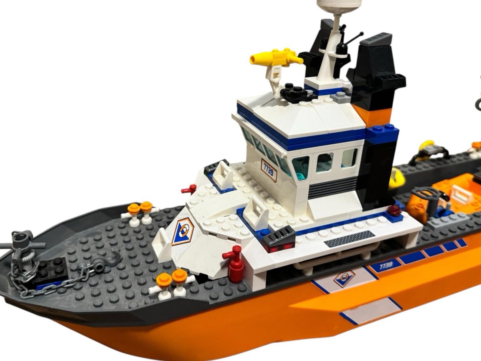 LEGO CITY: Coast Guard Patrol Boat & Tower 7739 *NOT COMPLETE* *NO BOX OR MANUAL