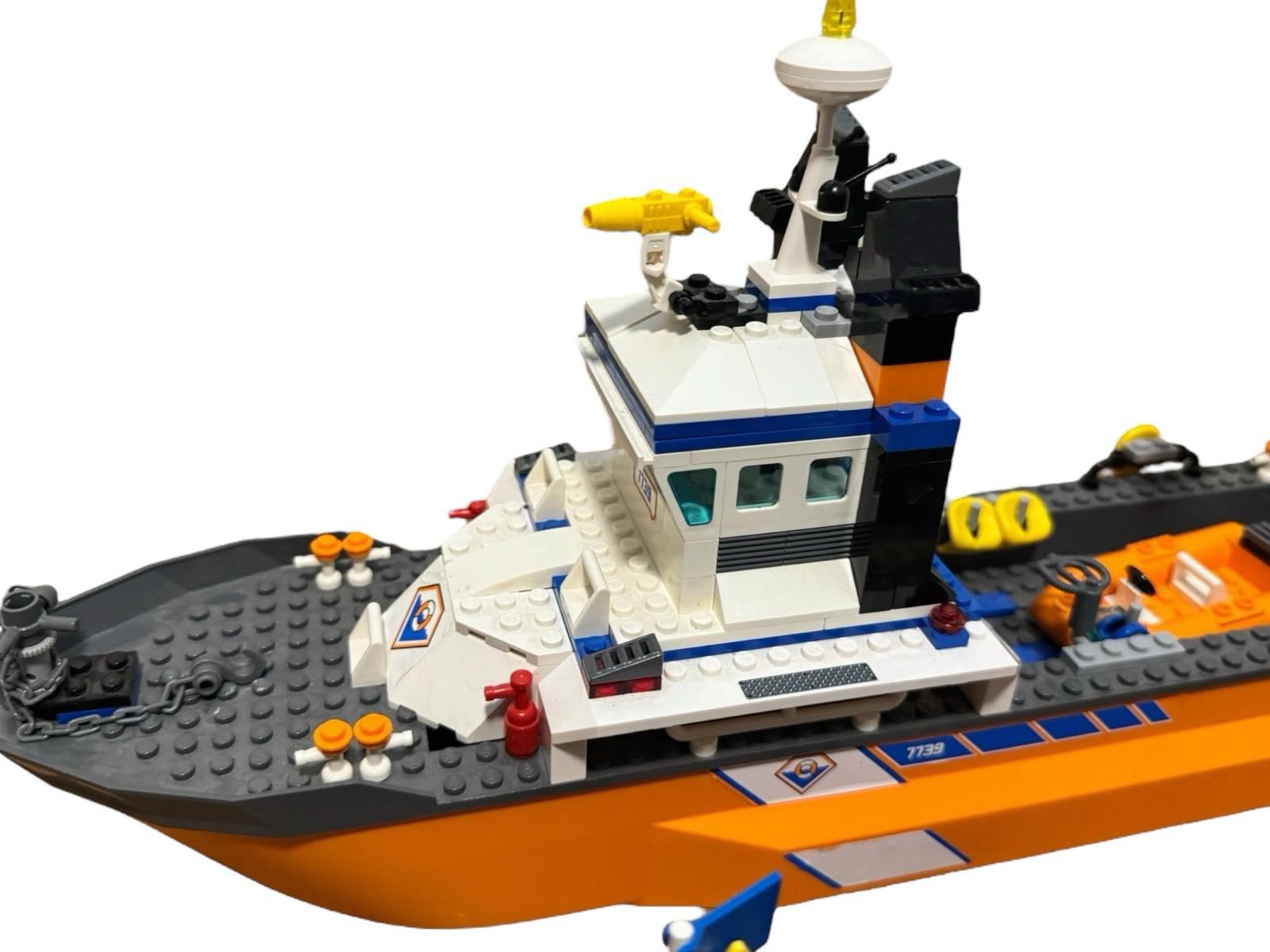 LEGO CITY: Coast Guard Patrol Boat & Tower 7739 *NOT COMPLETE* *NO BOX OR MANUAL