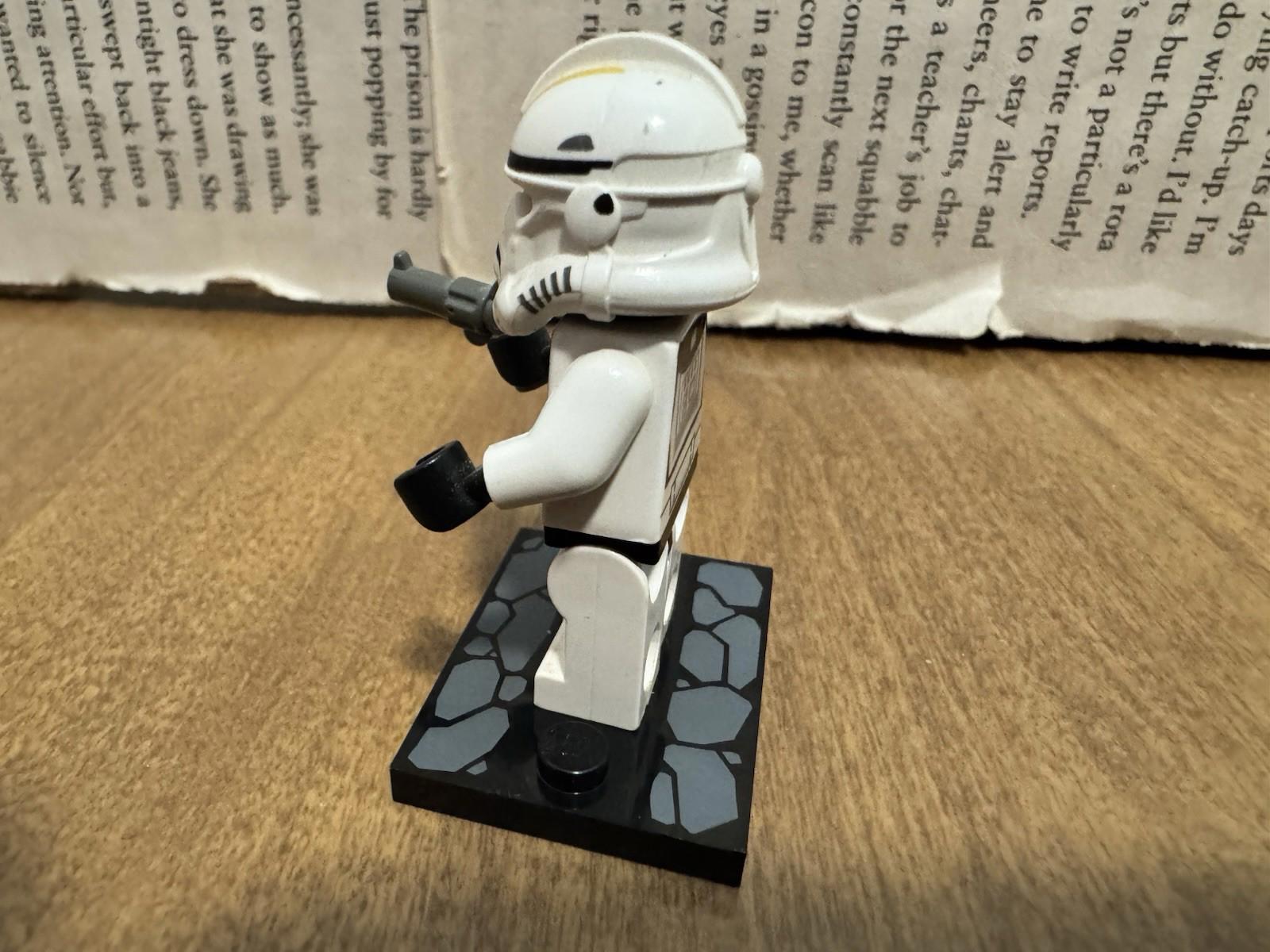 Lego Clone Trooper 327th Star Corps Minifigure - sw0128 - Set 7261 *NO CAPE*