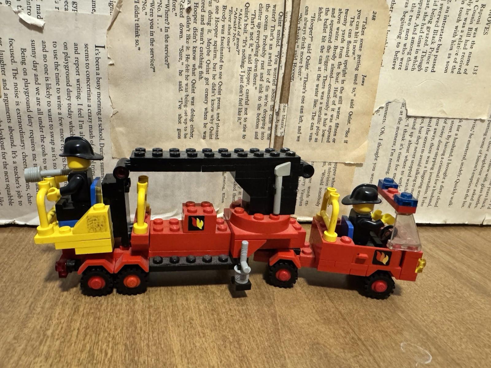 Lego 6650 And 6690 Fire And Rescue Van And Truck Sets Legoland *NO BOX OR MANUAL