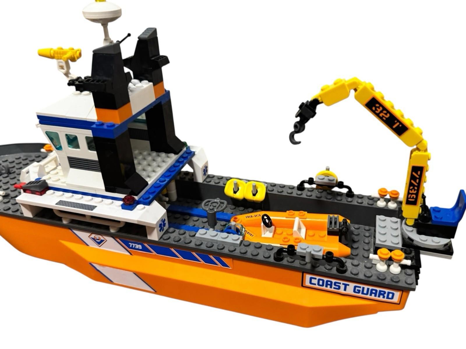 LEGO CITY: Coast Guard Patrol Boat & Tower 7739 *NOT COMPLETE* *NO BOX OR MANUAL