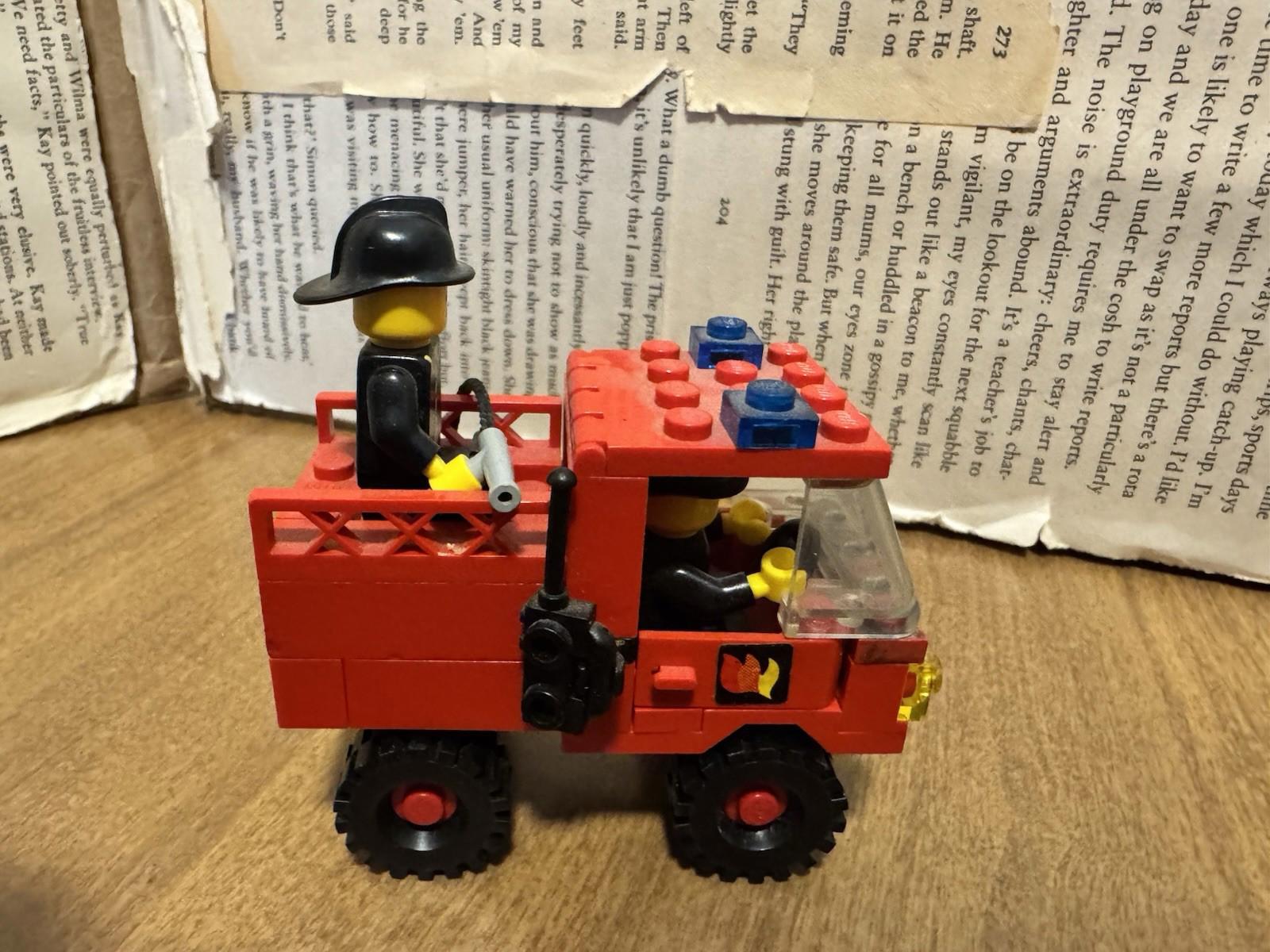 Lego 6650 And 6690 Fire And Rescue Van And Truck Sets Legoland *NO BOX OR MANUAL