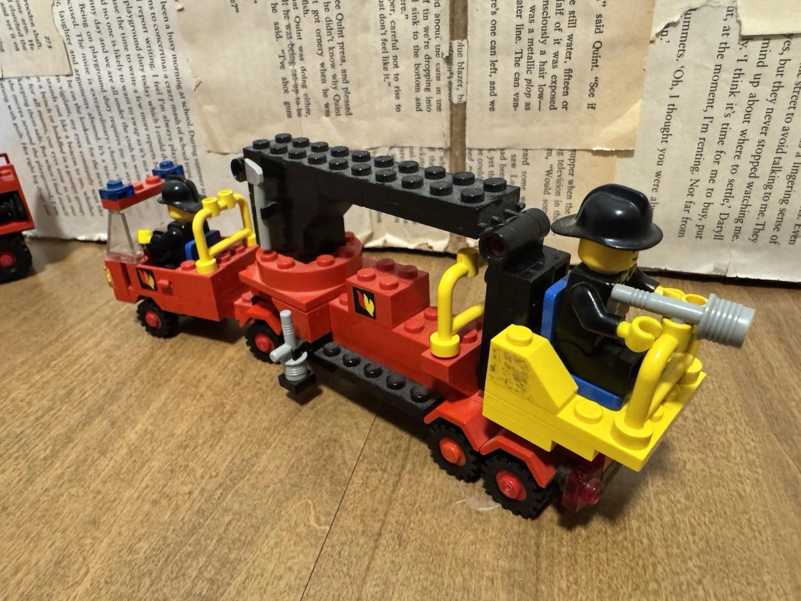 Lego 6650 And 6690 Fire And Rescue Van And Truck Sets Legoland *NO BOX OR MANUAL