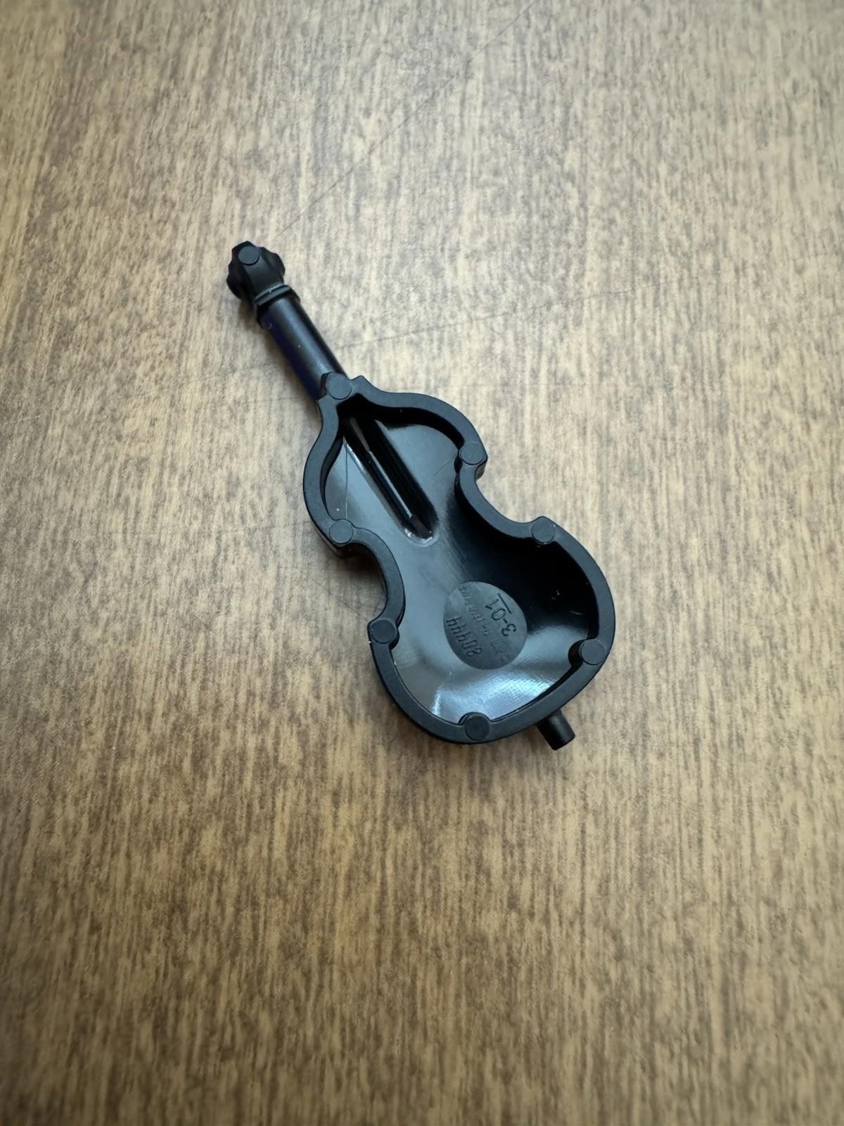 LEGO Wednesday Black Printed Cello Musical Instrument Accessory Minifig #9