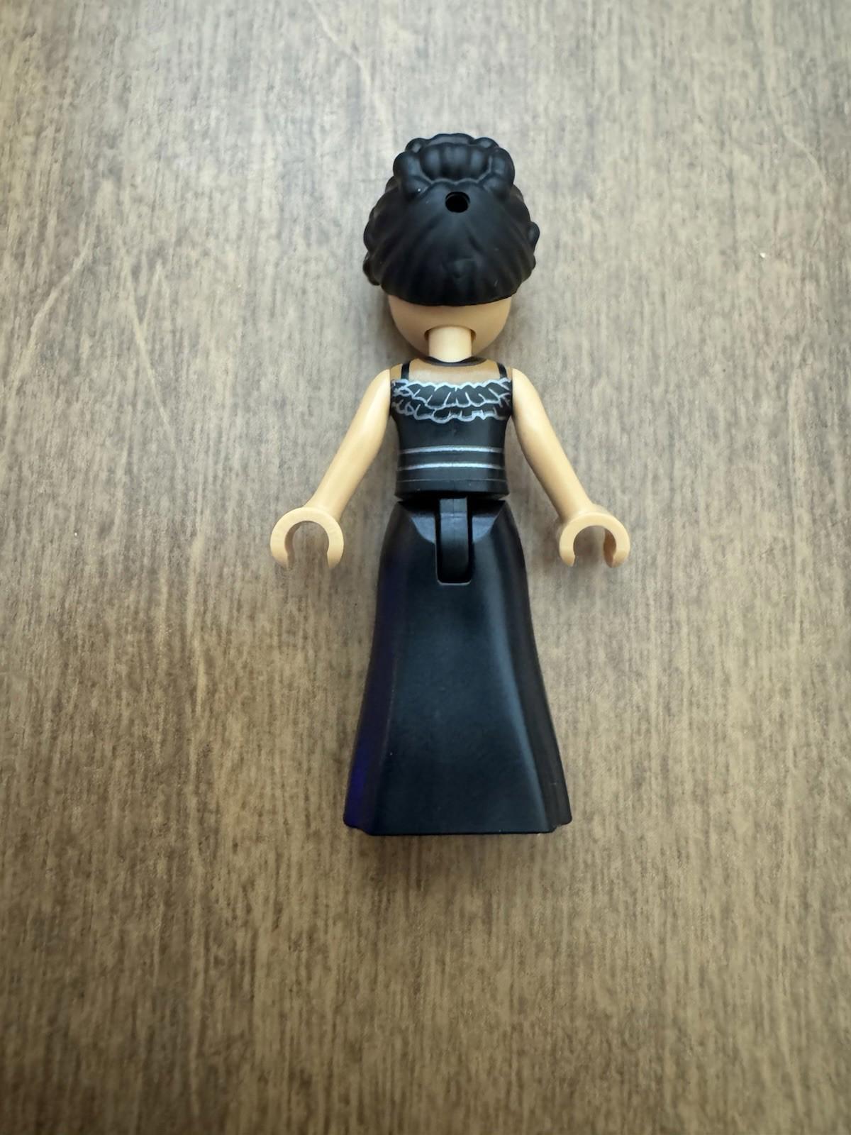 Lego New Wednesday Addams Black Sleeveless Dress Minifigure