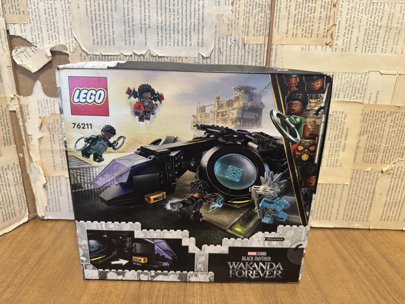 New LEGO Super Heroes: Shuri's Sunbird (76211) Set Sealed Marvel Wakanda Forever